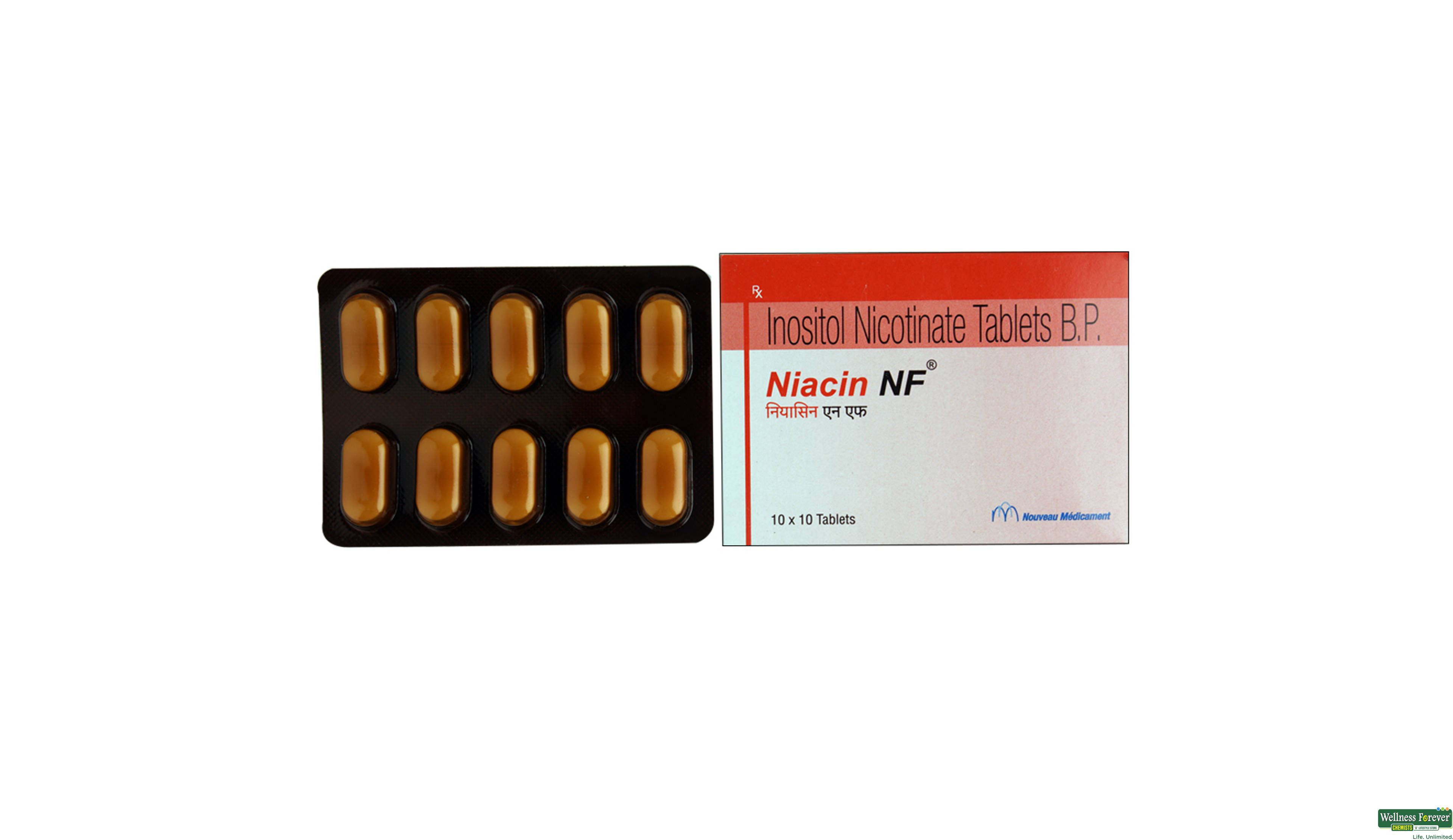 NIACIN-NF 10TAB- 1, 10TAB, null